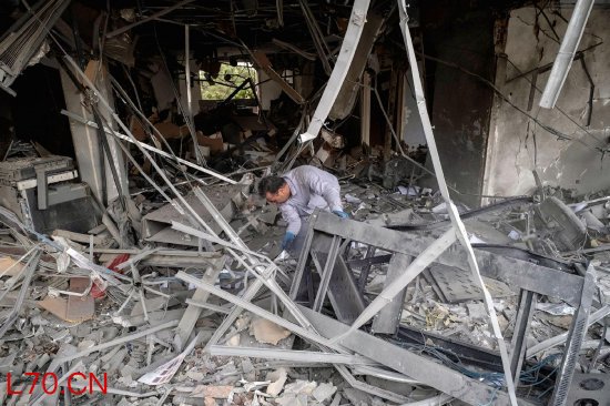 3月29日，德黑兰一栋严重受损的建筑