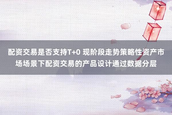 配资交易是否支持T+0 现阶段走势策略性资产市场场景下配资交易的产品设计通过数据分层