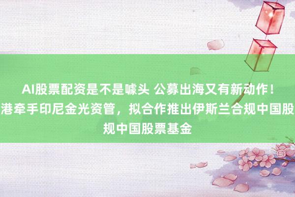 AI股票配资是不是噱头 公募出海又有新动作!富国香港牵手印尼金光资管,拟合作推出伊斯兰合规中国股票基金